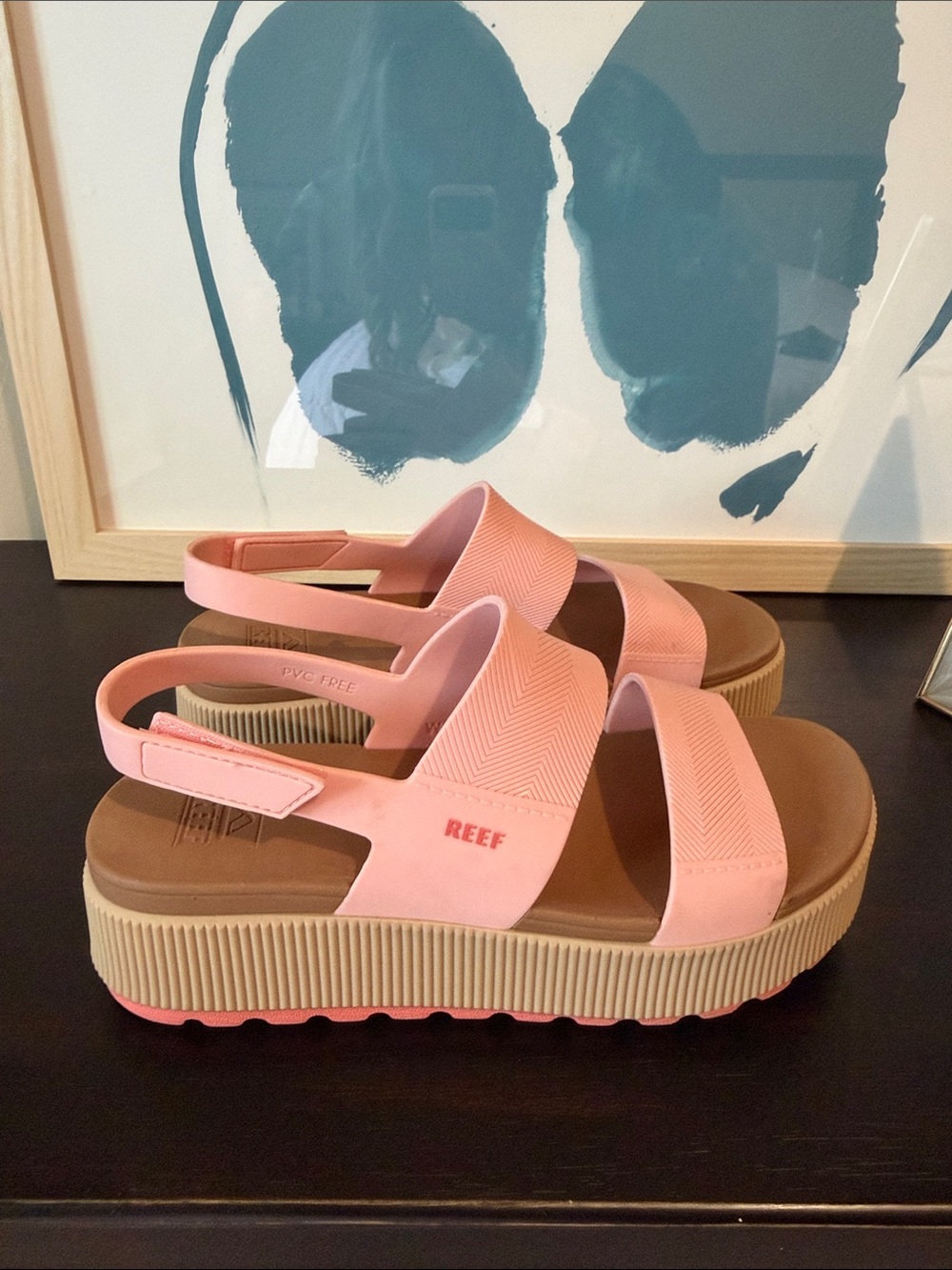 Reef Water Vista Higher Platform Sandals - Picture 3 of 5
